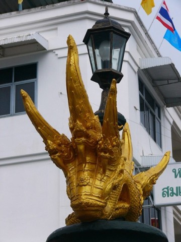 Krabi Nagas Closeup on Krabi lamps